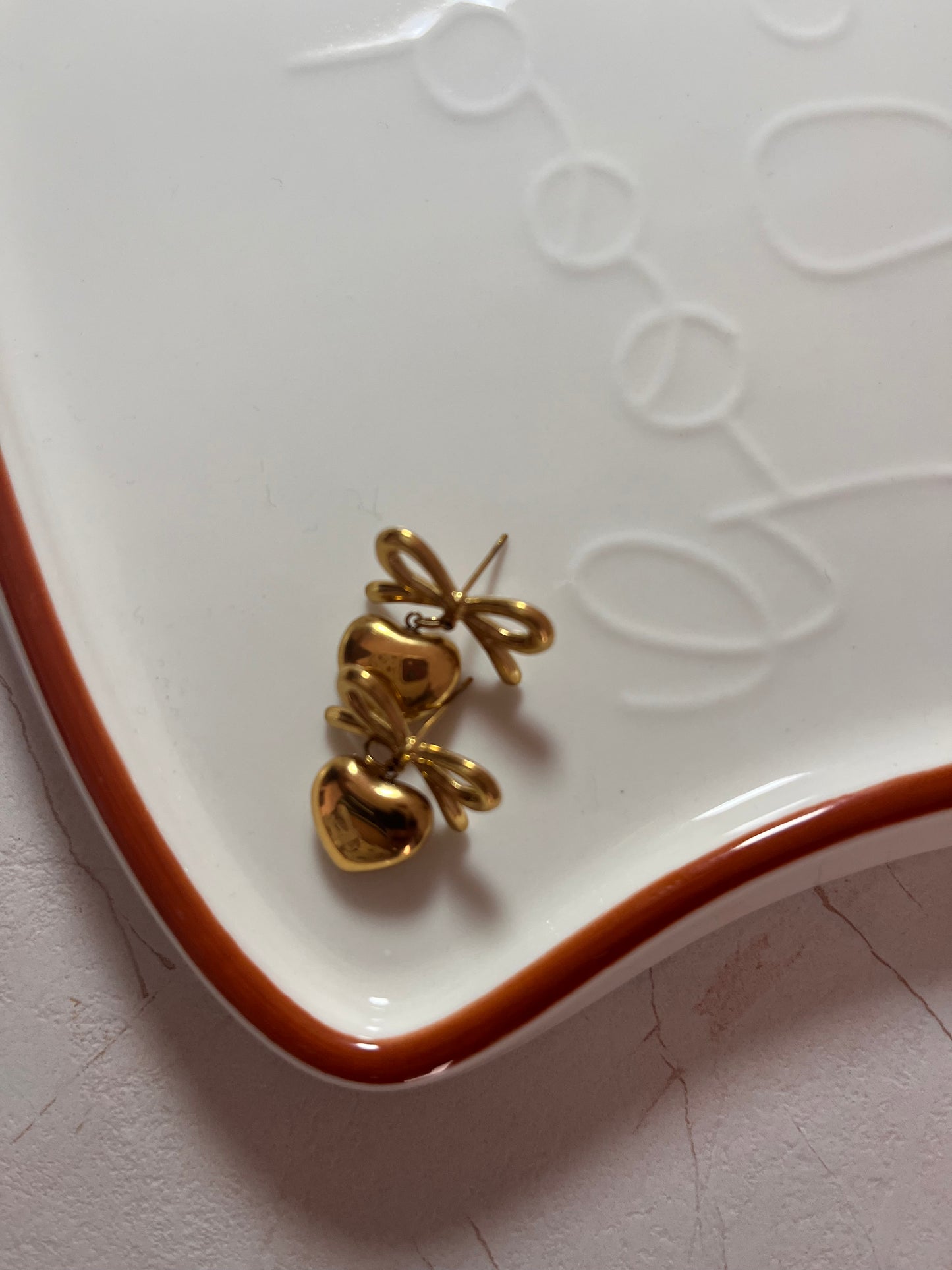 Golden Luxe Drop Earrings – Stainless Steel, Anti-Tarnish