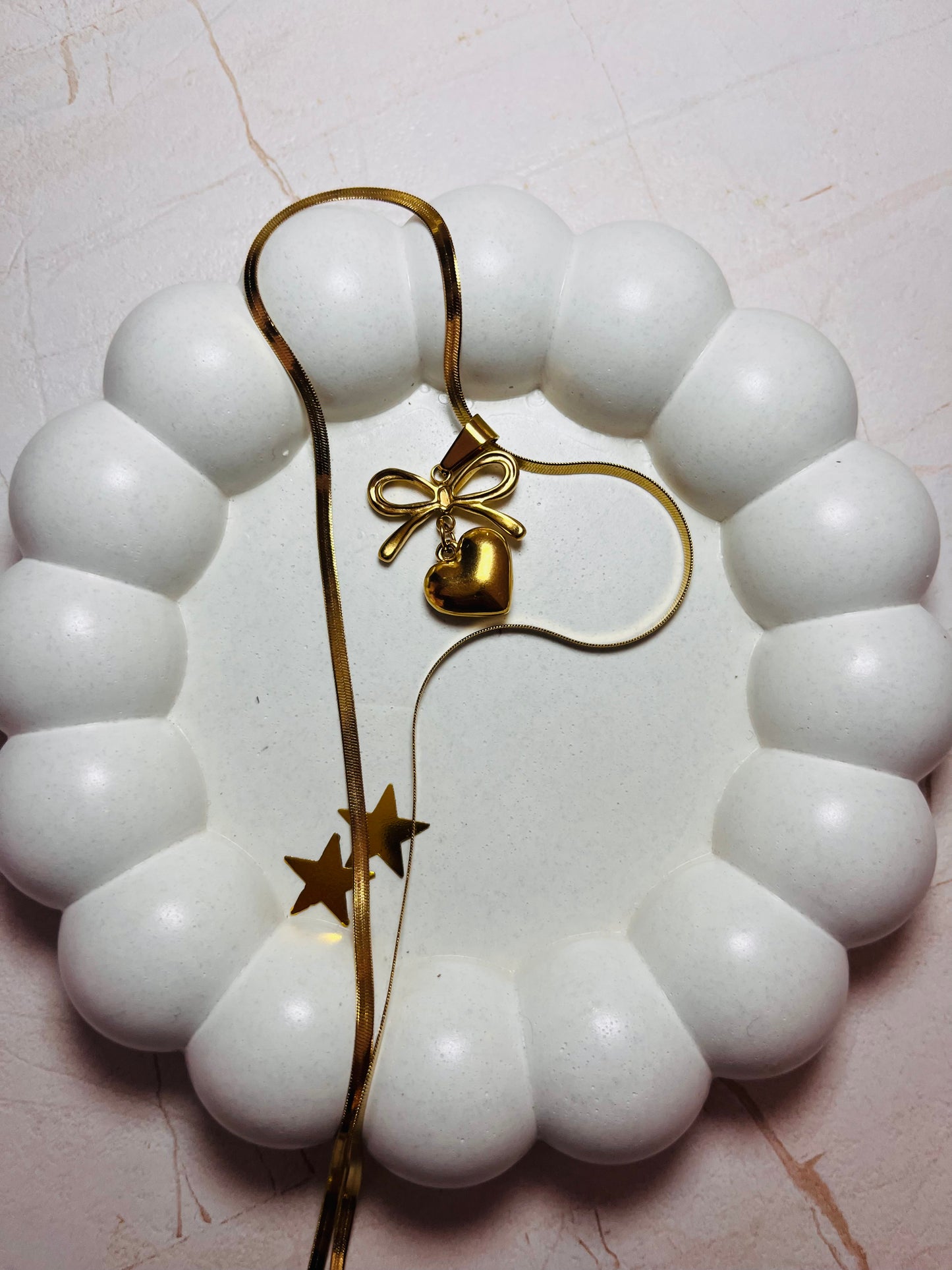 Aurora Twist Stainless Steel Necklace