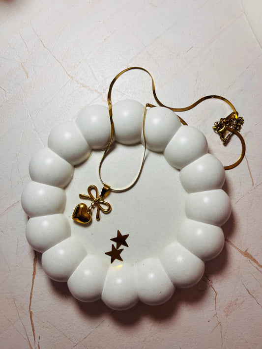 Aurora Twist Stainless Steel Necklace
